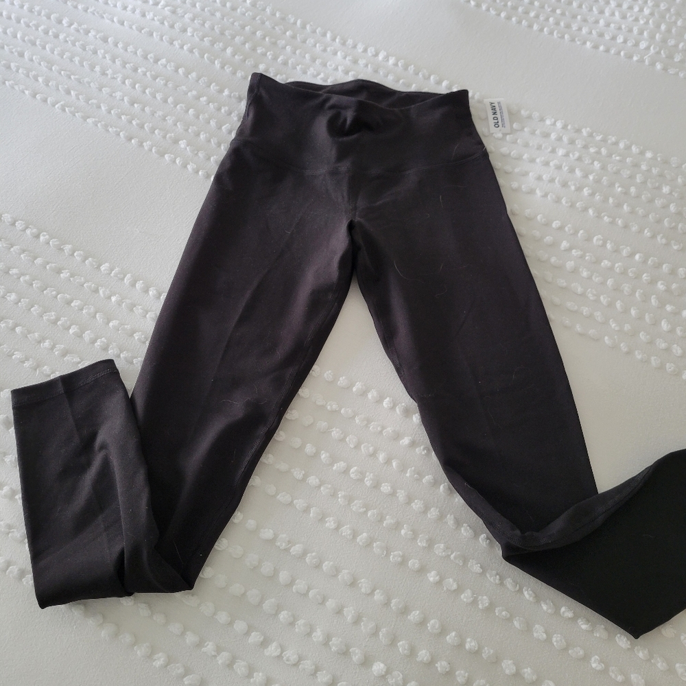 NWT Old Navy Active Core Go Dry, high waist Leggings, black, M